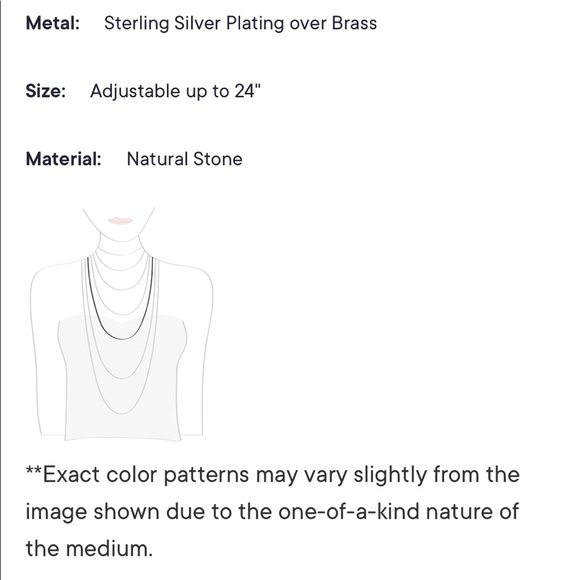 Moonstone, Labradorite necklace - Picture 4 of 7